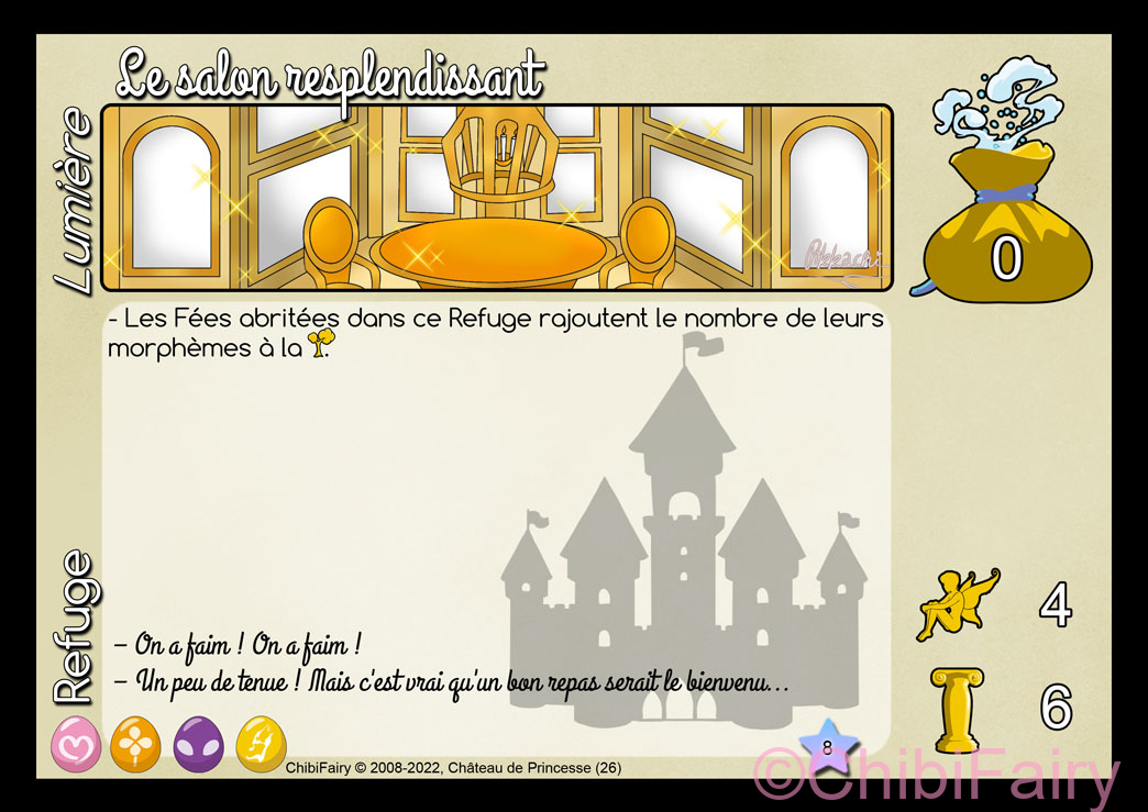Le salon resplendissant