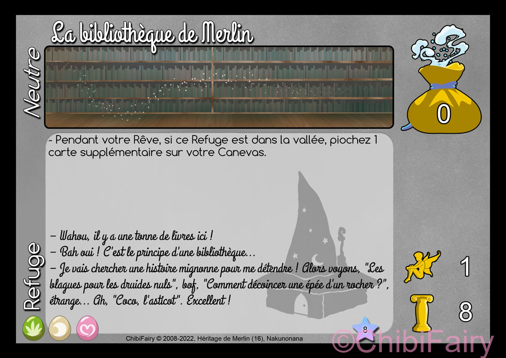 La bibiothèque de Merlin
