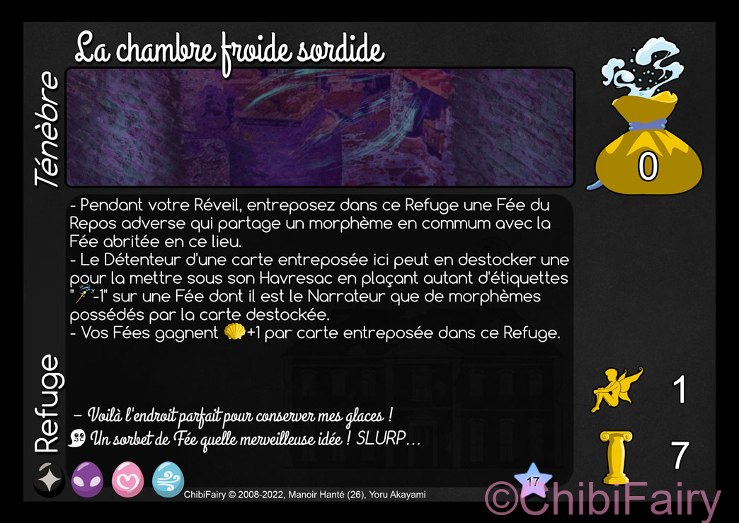 La chambre froide sordide
