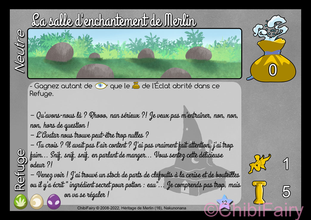 La salle d'enchantement de Merlin