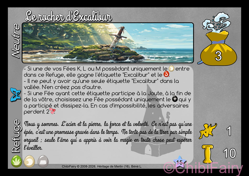 Le rocher d'Excalibur
