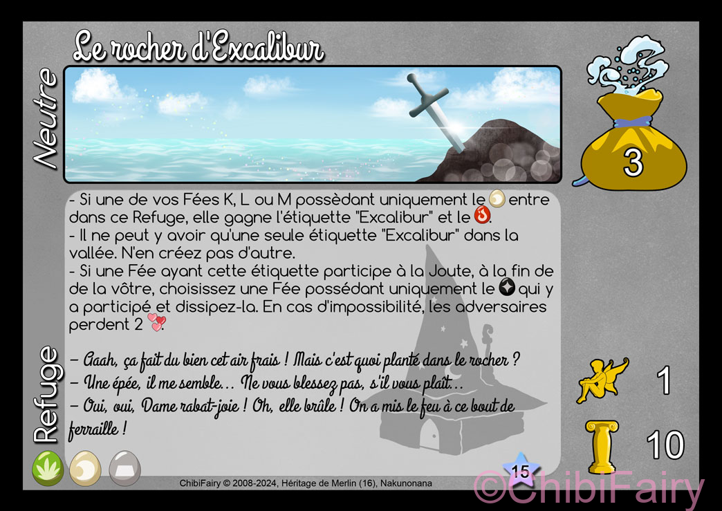 Le rocher d'Excalibur