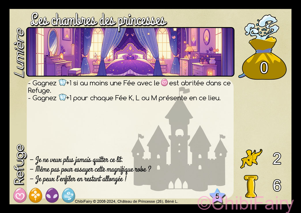 Les chambres des princesses