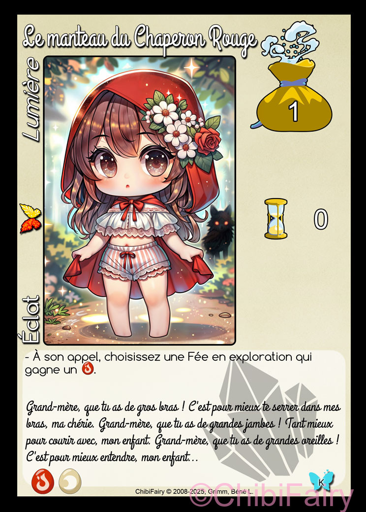 Le manteau du Chaperon Rouge