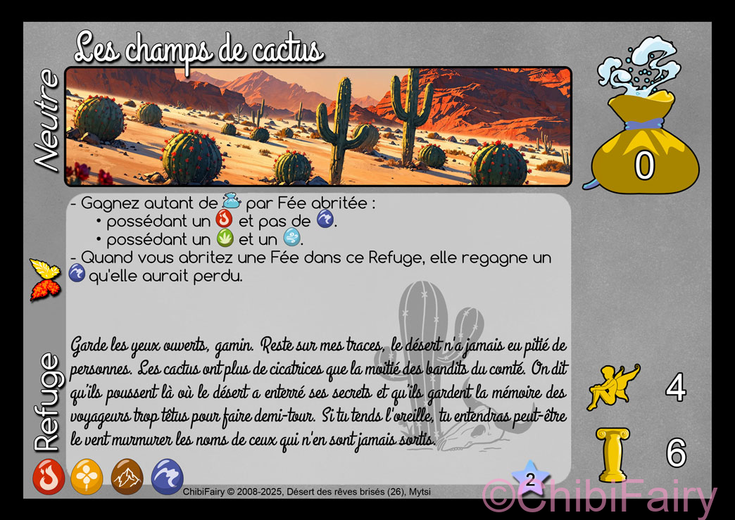 Les champs de cactus