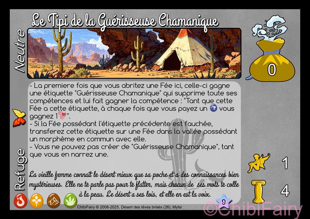 Le Tipi de la Guerisseuse Chamanique