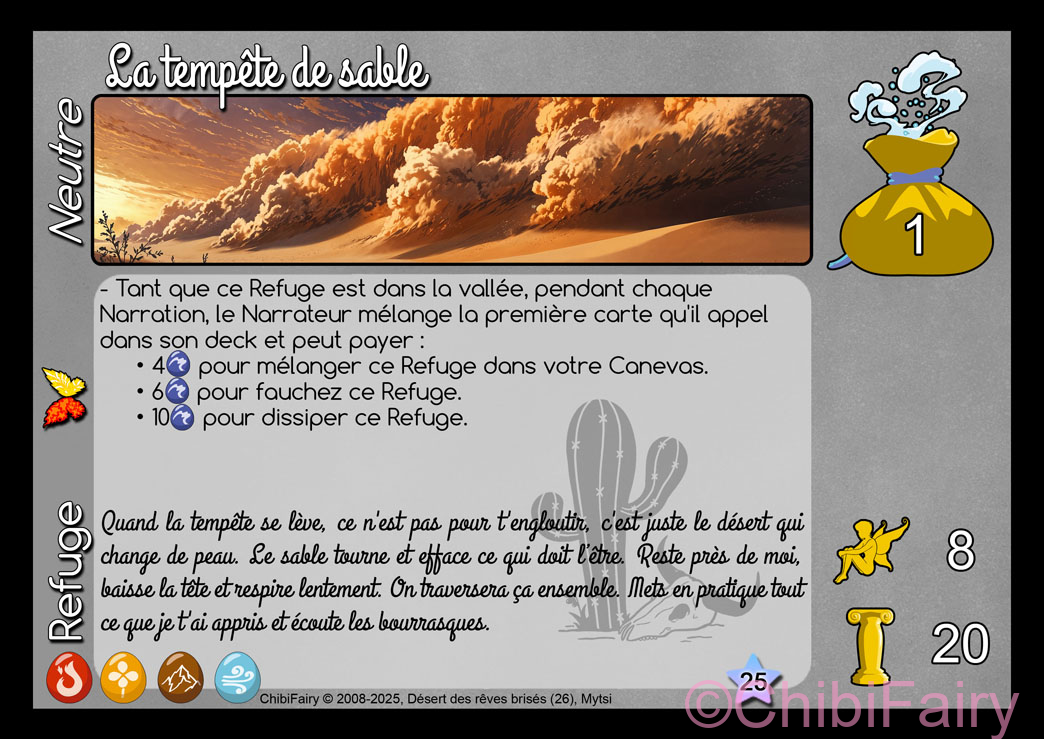 La tempète de sable